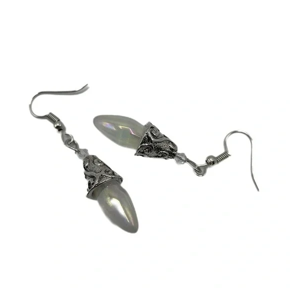 Boho festival vintage style dangle earrings - Picture 3 of 6